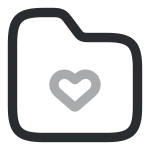 Folder Favorite SVG Icon